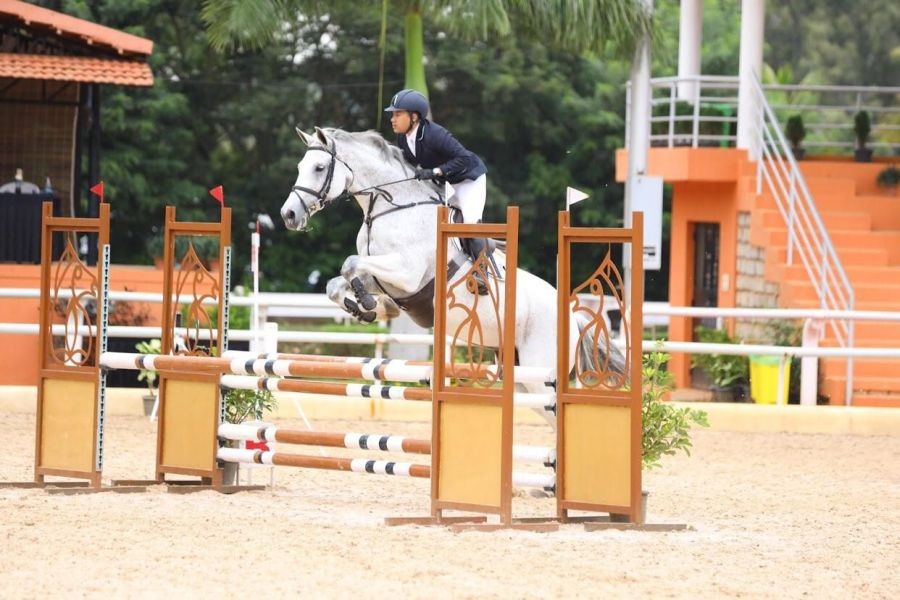 Kekhriesilie Rio at the FEI World Jumping Challenge 2020 (South Zone) held in Bangalore earlier this month.